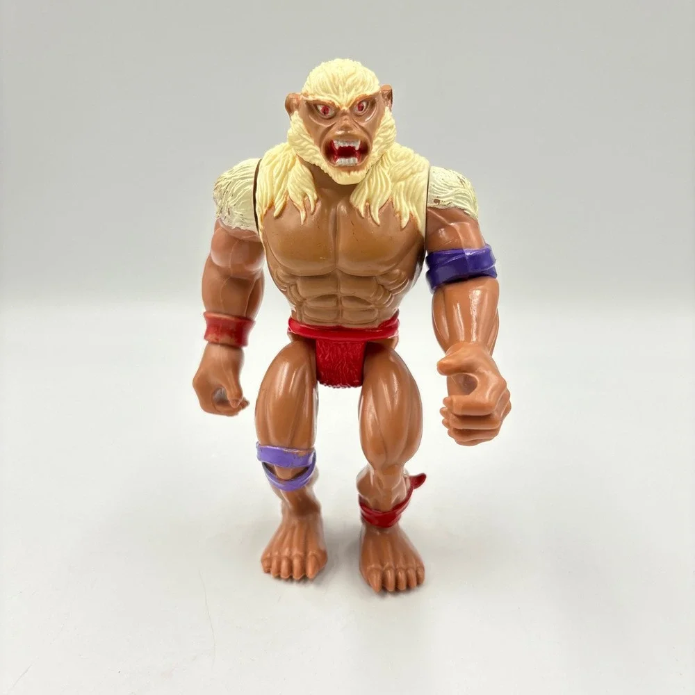 LJN Thundercats Monkian Action Figure 1985 Vintage 6 Inch Brown Tan Good